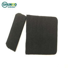 Garment accessories nylon fabric covered black bra hook and eye tape 47mm 3*3